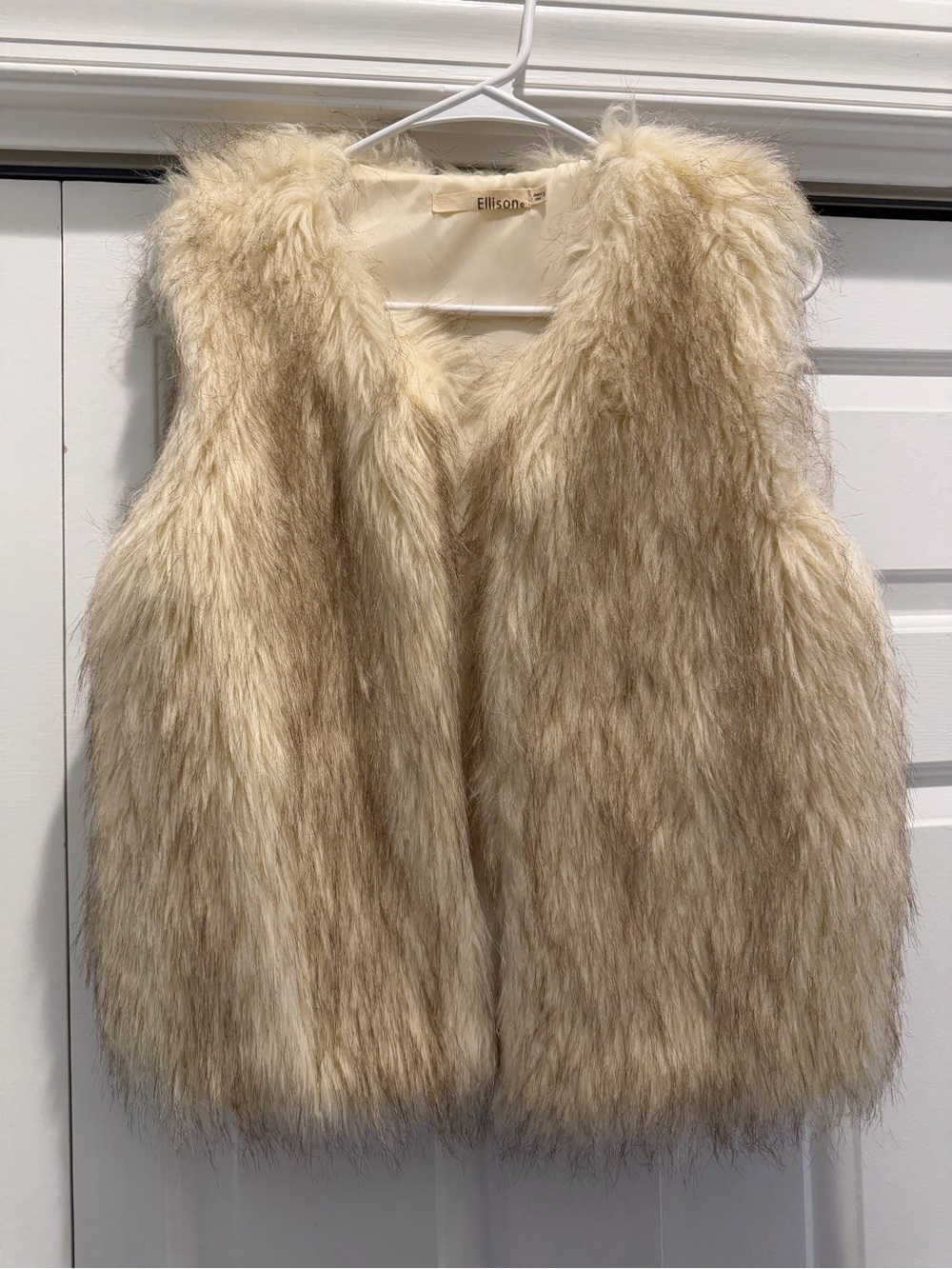 Ellison Cream Faux Fur Vest - Cozy Layering